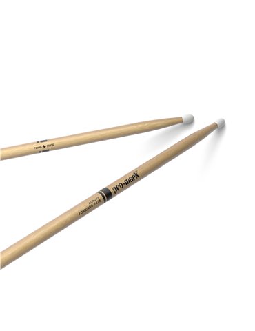 Baquetas ProMark Classic Forward 747B, Nogal americano con punta ovalada de nailon