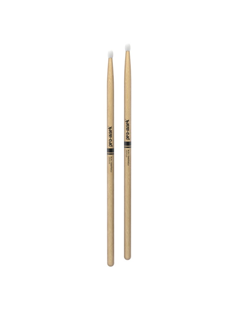 Baquetas ProMark Classic Forward 747B, Nogal americano con punta ovalada de nailon