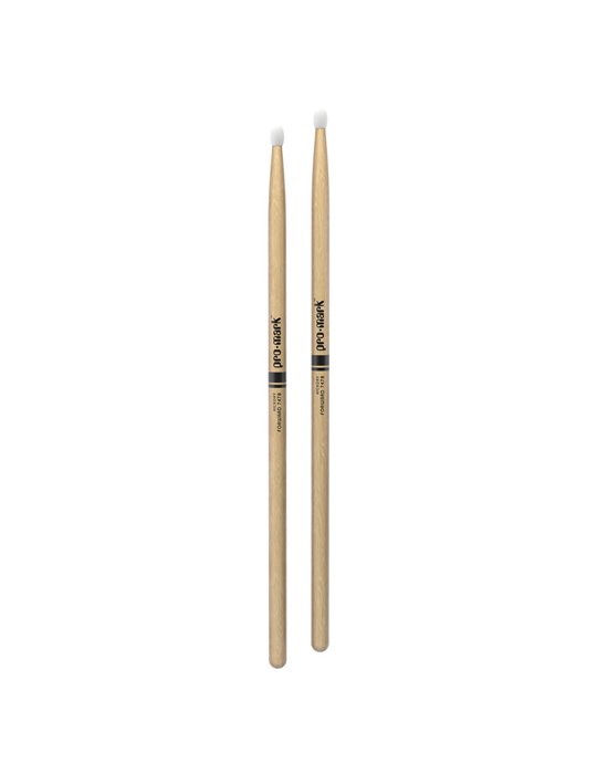 Baquetas ProMark Classic Forward 747B, Nogal americano con punta ovalada de nailon