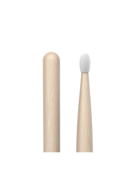 Baquetas ProMark Classic Forward 7A Raw, Nogal americano con punta ovalada de nailon