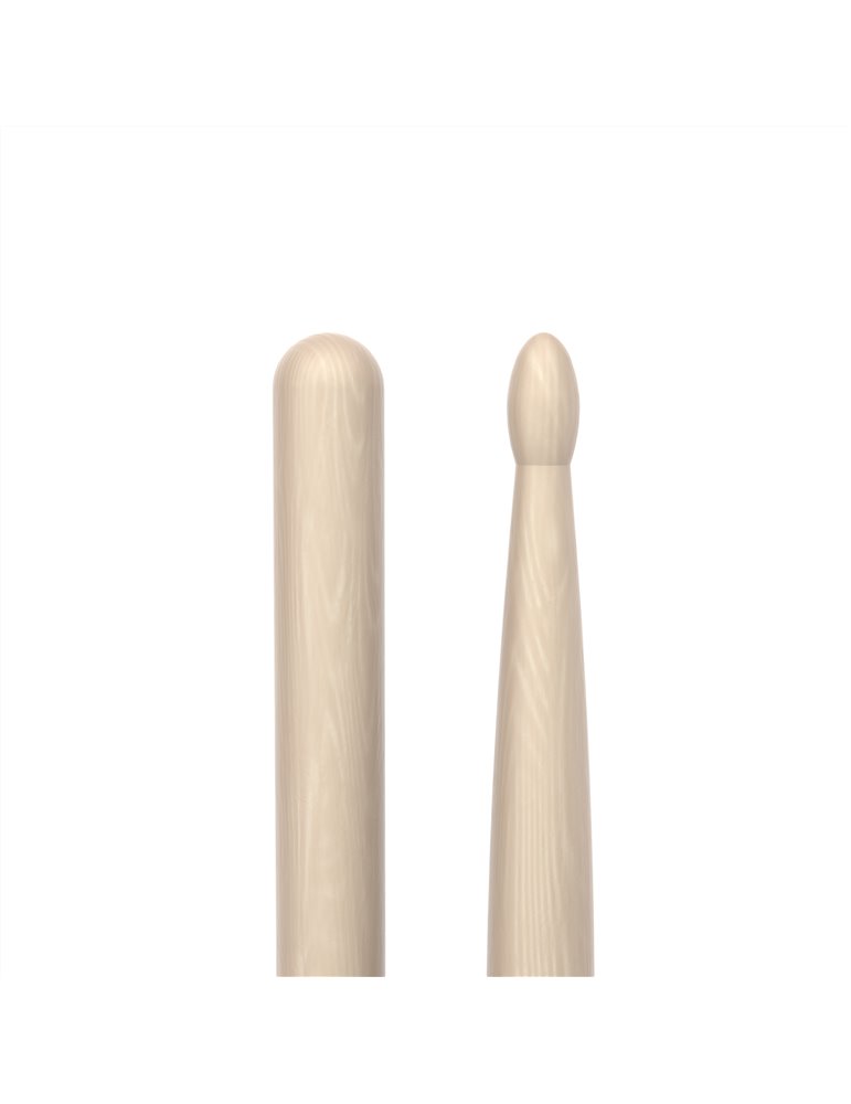Baquetas ProMark Classic Forward 7A Raw, Nogal americano con punta ovalada de madera