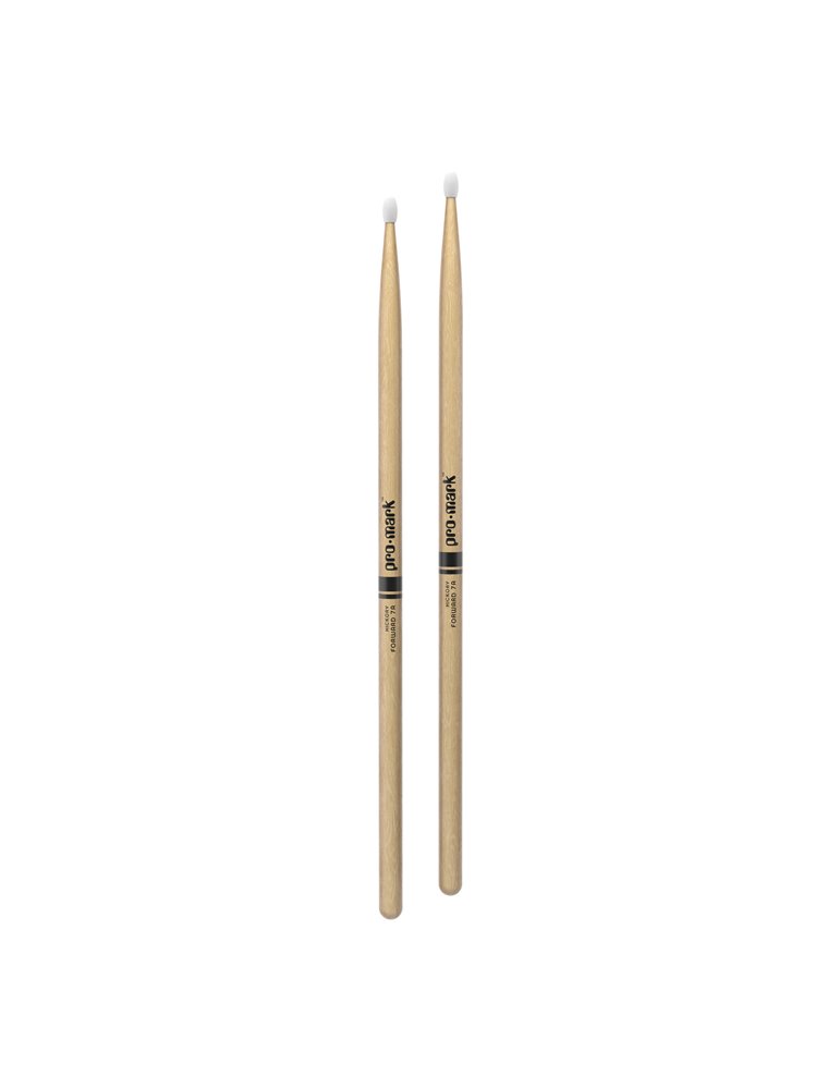 Baquetas ProMark Classic Forward 7A, Nogal americano con punta ovalada de nailon