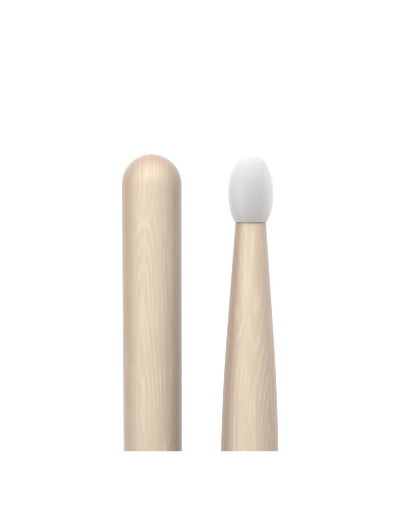Baquetas ProMark Classic Forward 2B Raw, Nogal americano con punta ovalada de nailon