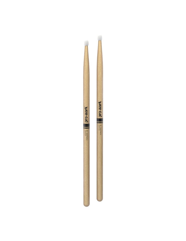 Baquetas ProMark Classic Forward 2B, Nogal americano con punta ovalada de nailon