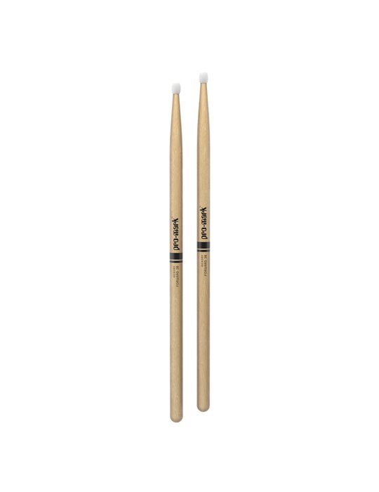 Baquetas ProMark Classic Forward 2B, Nogal americano con punta ovalada de nailon