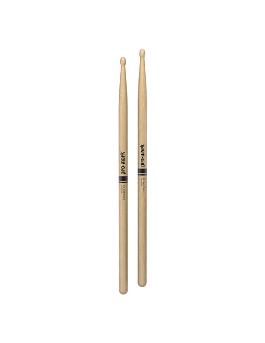 Baquetas ProMark Classic Forward 2B, Nogal americano con punta ovalada de madera