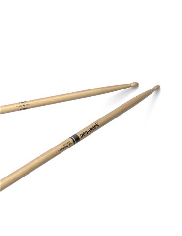 Baquetas ProMark Classic Forward 7A, Nogal americano con punta ovalada de nailon