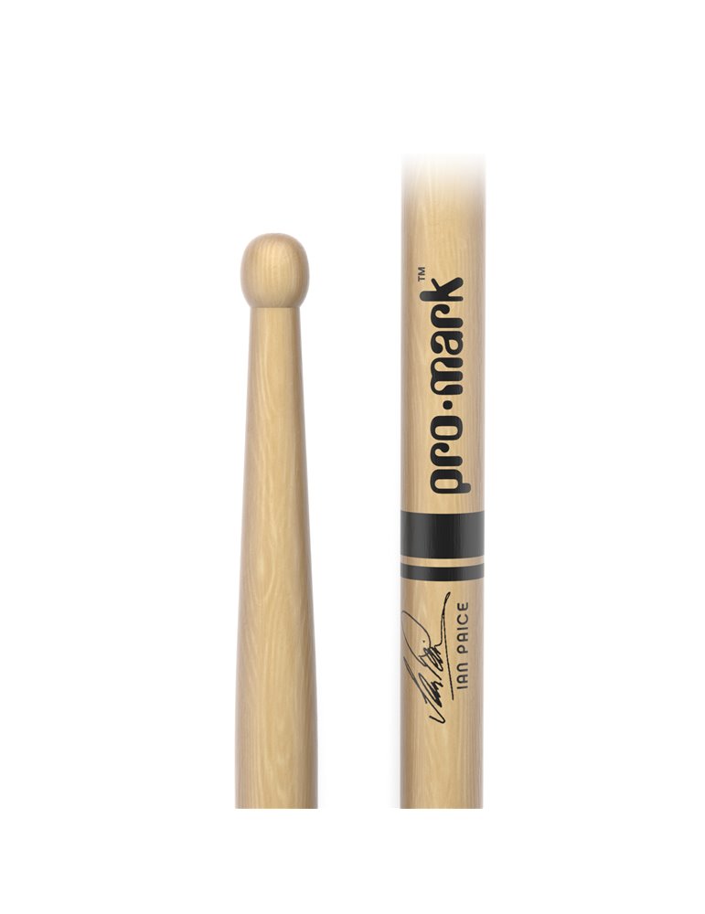 Baqueta de nogal americano con punta de madera 808L de ProMark, diseñada por Ian Paice.