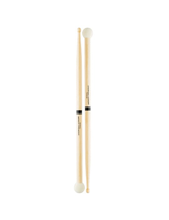 Baqueta de nogal americano multipercusión con punta de madera y tope de fieltro SD5 liviana de ProMark.