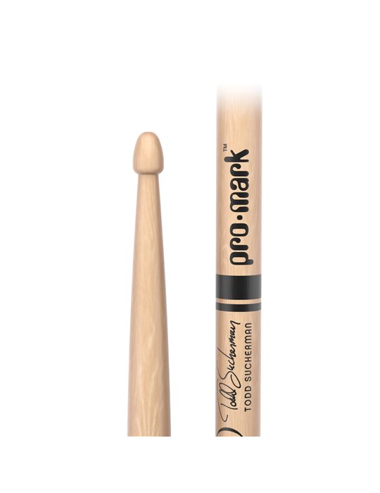 Baqueta de arce con punta de madera SD330 de ProMark, diseñada por Todd Sucherman.