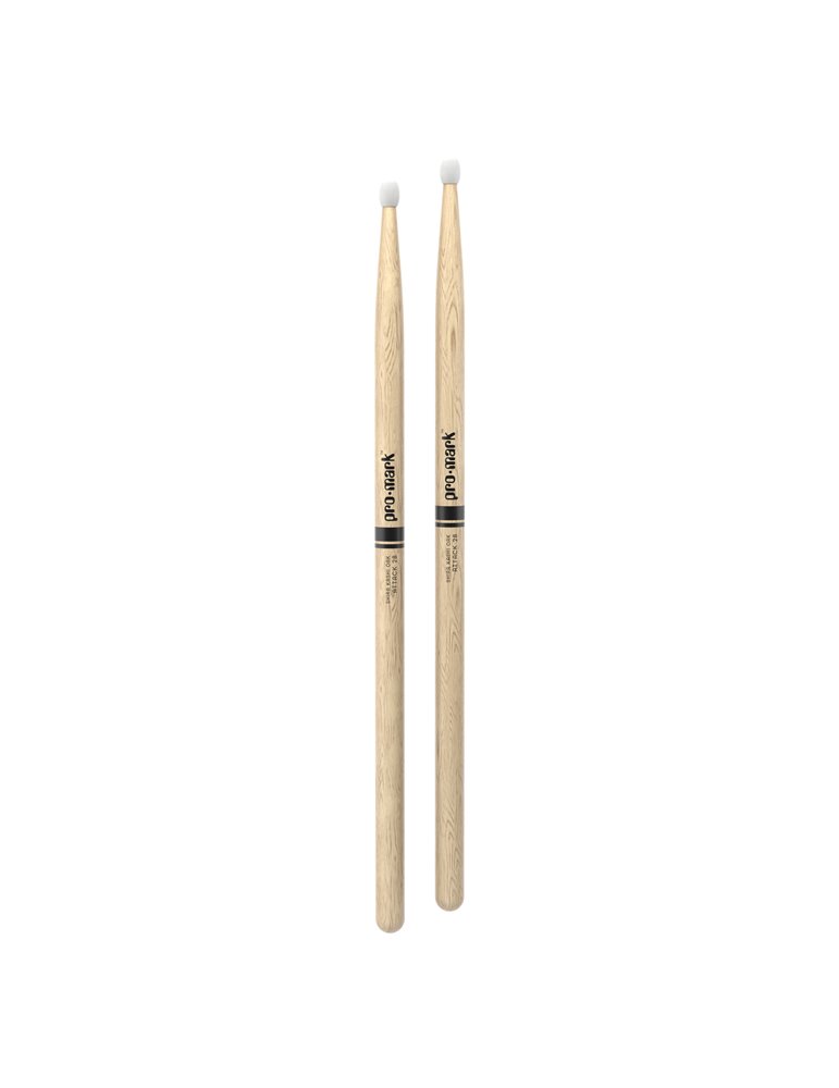 Baquetas ProMark Classic Attack 2B, Roble Shira Kashi con punta ovalada de nailon