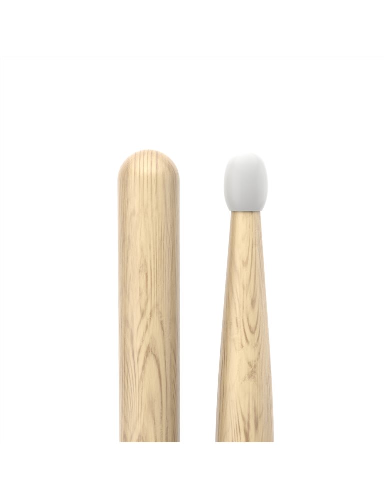 Baquetas ProMark Classic Attack 2B, Roble Shira Kashi con punta ovalada de nailon