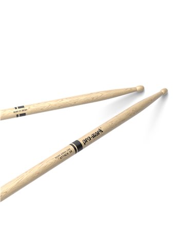 Baquetas ProMark Classic Attack 2B, Roble Shira Kashi con punta ovalada de bellota