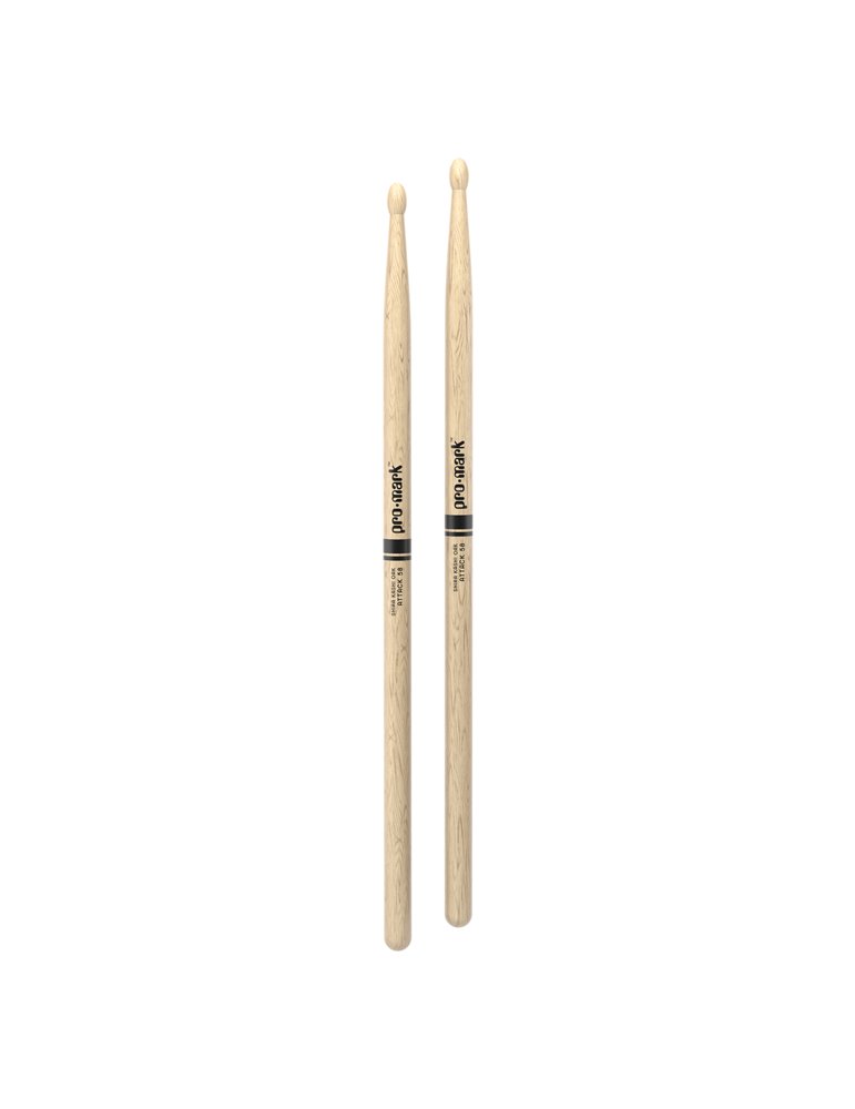 Baquetas ProMark Classic Attack 5B, Roble Shira Kashi con punta ovalada de madera