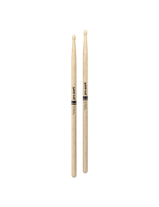 Baquetas ProMark Classic Attack 5B, Roble Shira Kashi con punta ovalada de madera