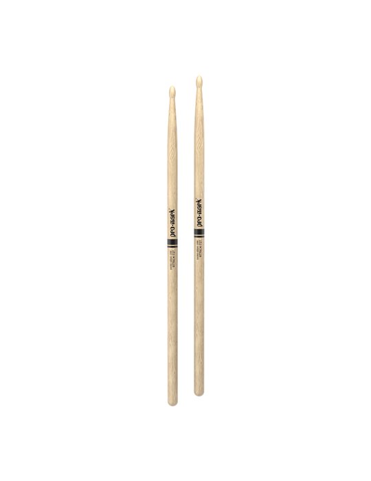 Baquetas ProMark Classic Attack 727, Roble Shira Kashi con punta ovalada de madera