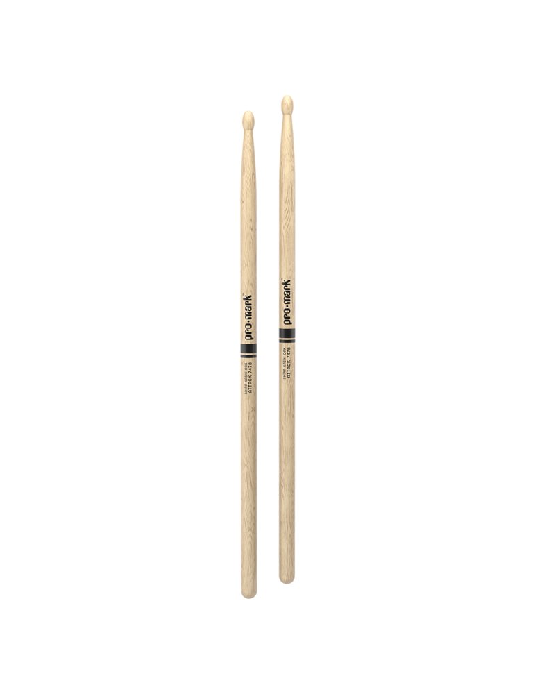 Baquetas ProMark Classic Attack 747B, Roble Shira Kashi con punta ovalada de madera
