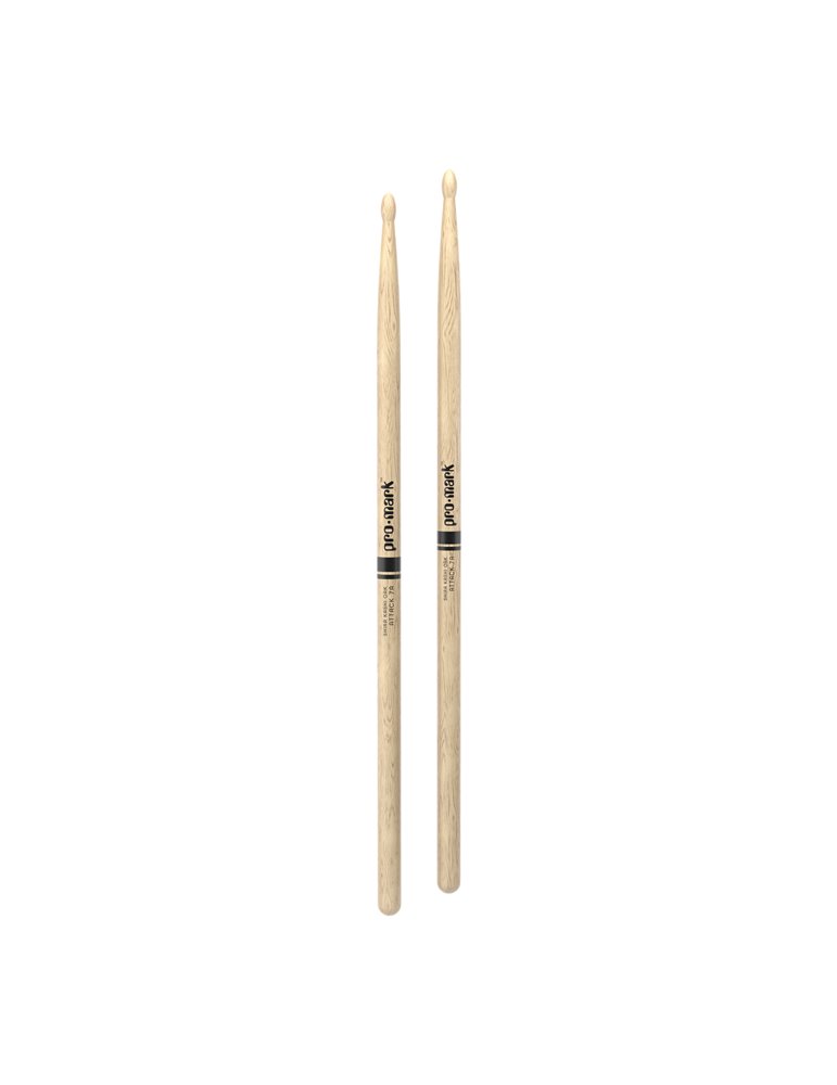 Baquetas ProMark Classic Attack 7A, Roble Shira Kashi con punta ovalada de madera