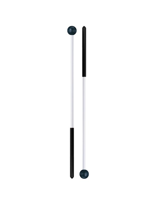 Maza con cabeza de caucho negro duro FPA30, serie Discovery de ProMark, para instrumentos del método Orff.