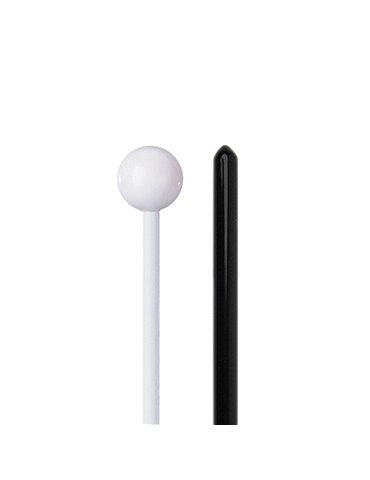 Maza con cabeza de resina fenólica blanca extra dura FPP10, serie Discovery de ProMark, para instrumentos del método Orff. 2