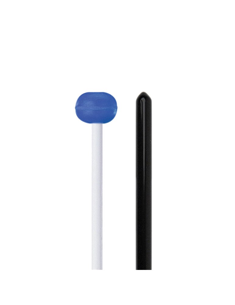 Maza con cabeza de caucho azul de dureza media FPR20, serie Discovery de ProMark, para instrumentos del método Orff.