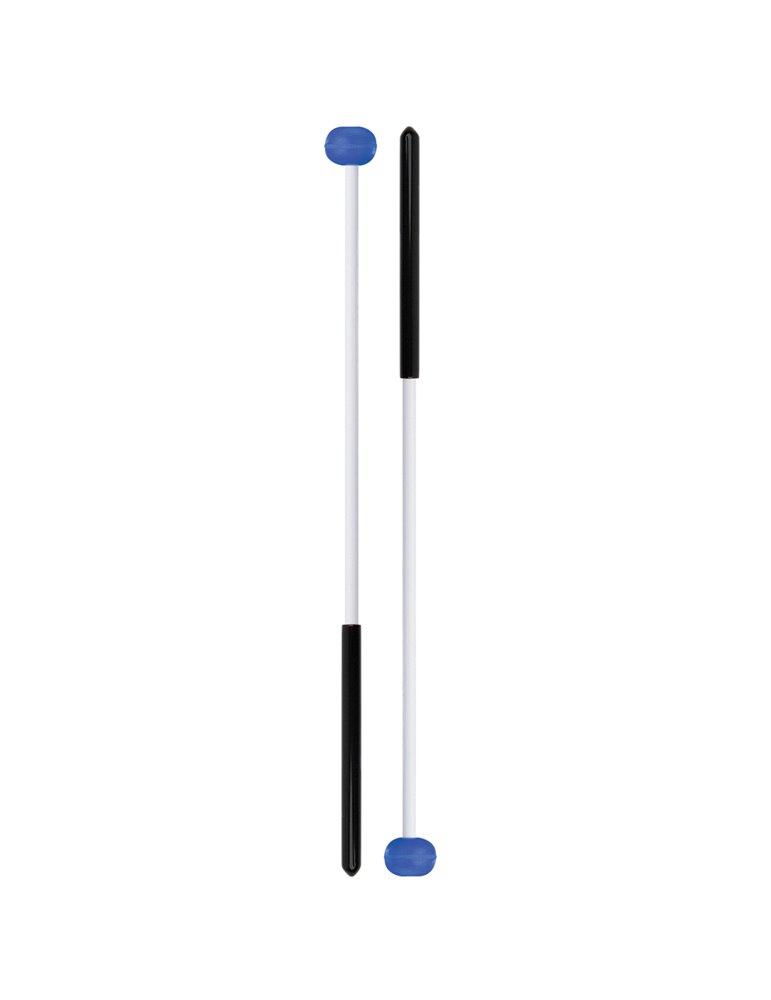 Maza con cabeza de caucho azul de dureza media FPR20, serie Discovery de ProMark, para instrumentos del método Orff.