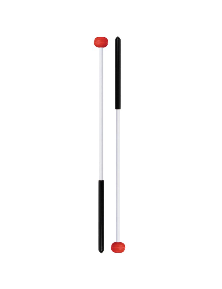 Maza con cabeza de caucho rojo duro FPR30, serie Discovery de ProMark, para instrumentos del método Orff.