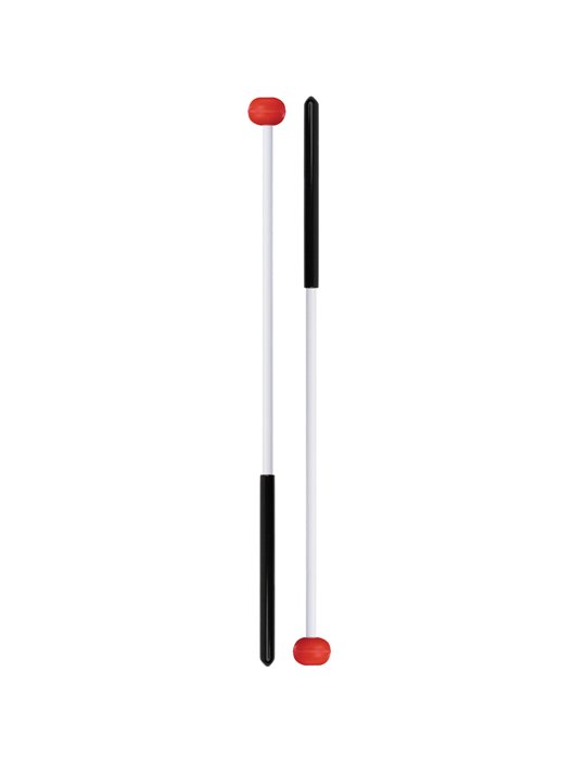 Maza con cabeza de caucho rojo duro FPR30, serie Discovery de ProMark, para instrumentos del método Orff.