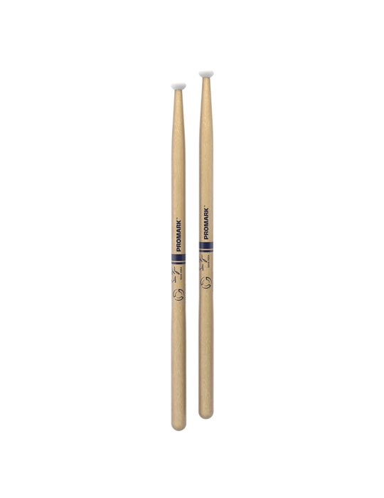 Maza tenor de nogal americano TS8 "System Blue" de ProMark, diseñada por Sean Vega.