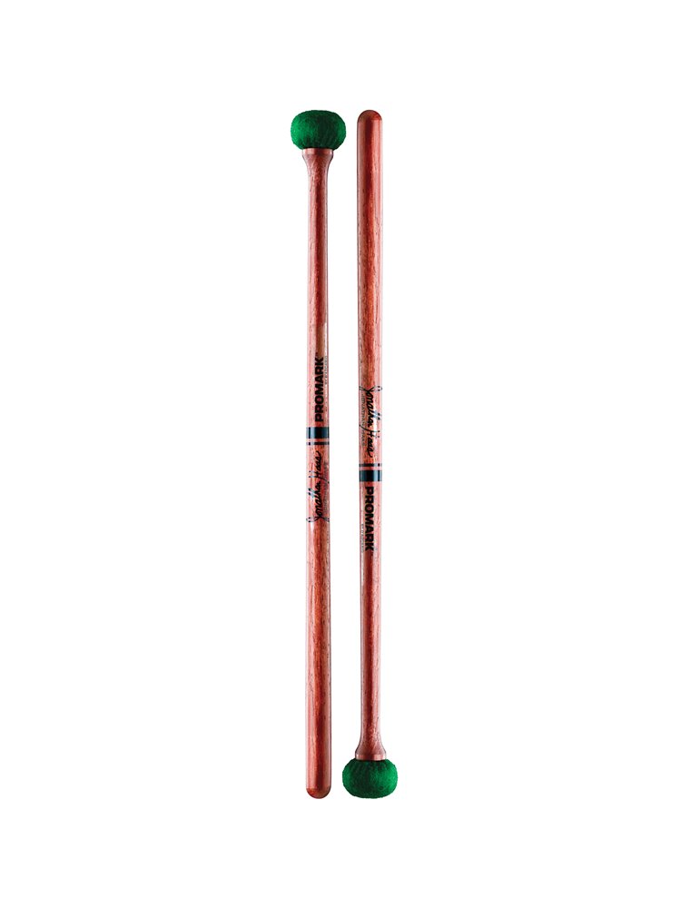 Mazas para timbal, ultra staccato, JH1 de ProMark, diseñadas por Jonathan Haas.