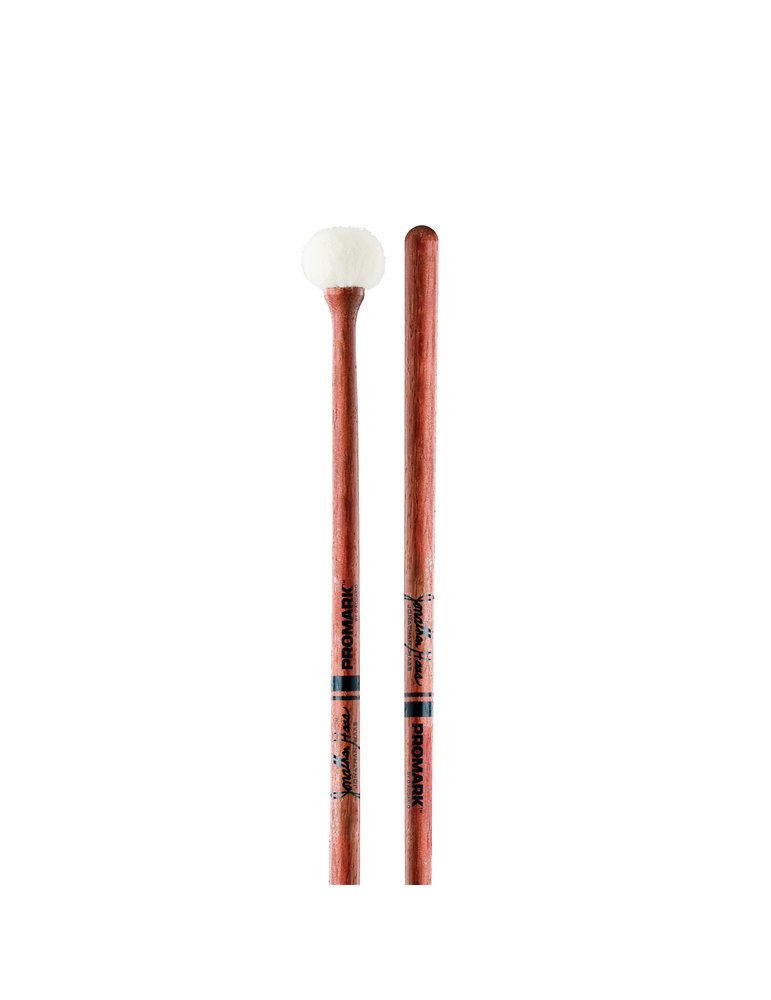 Mazas duras para timbal JH3 de ProMark, diseñadas por Jonathan Haas.