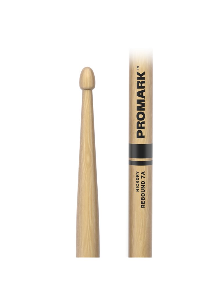 Baquetas ProMark Rebound 7A, Nogal americano con punta de bellota