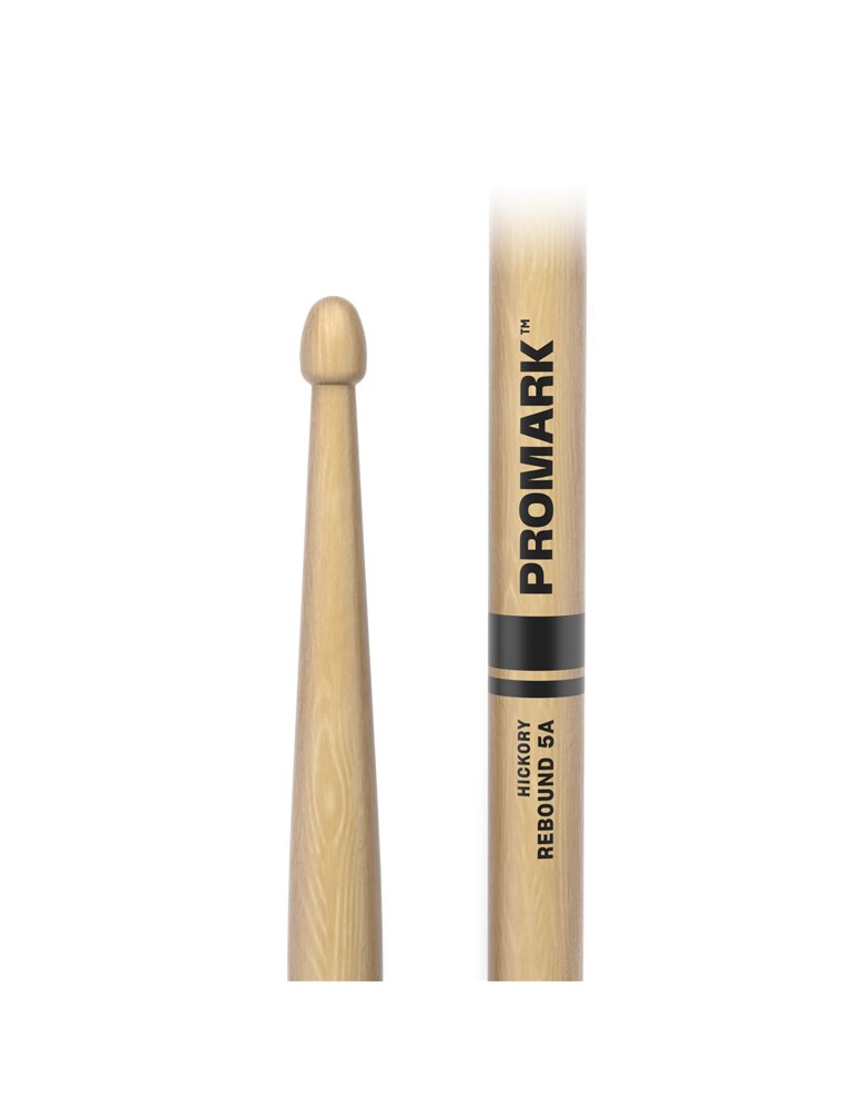 Baquetas ProMark Rebound 5A, Nogal americano con punta de bellota