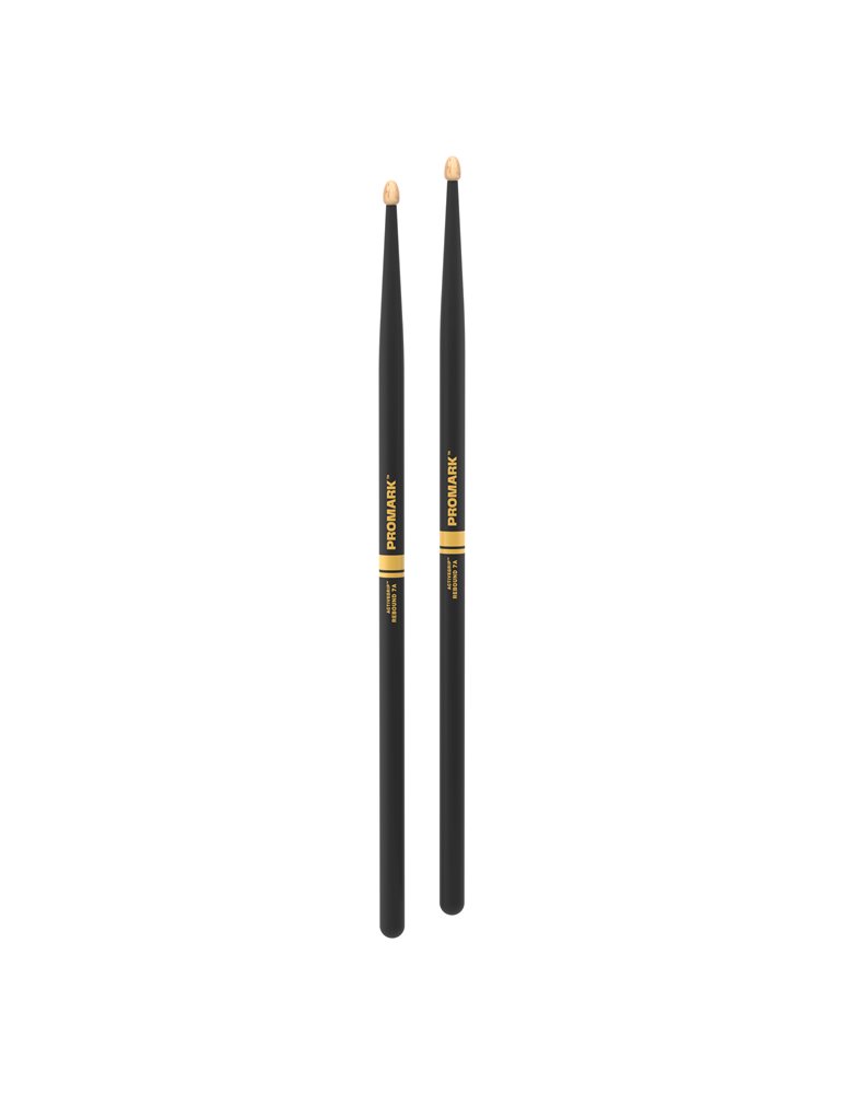 Baquetas ProMark Rebound 7A ActiveGrip, Nogal americano con punta de bellota