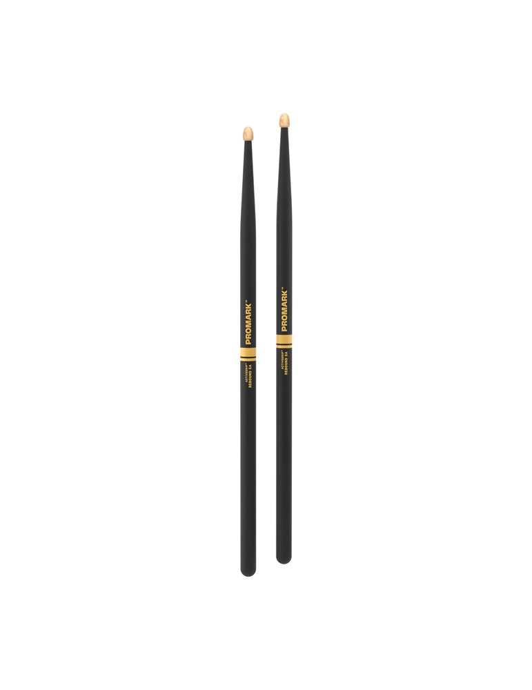 Baquetas ProMark Rebound 5A ActiveGrip, Nogal americano con punta de bellota