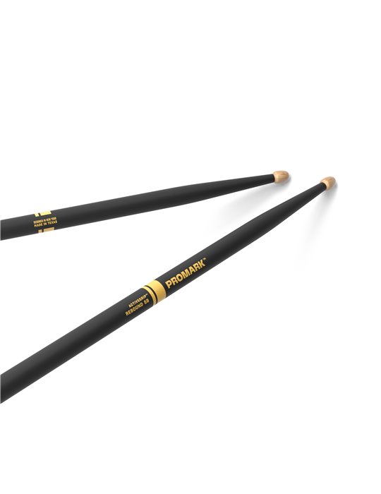 Baquetas ProMark Rebound 5B ActiveGrip, Nogal americano con punta de bellota