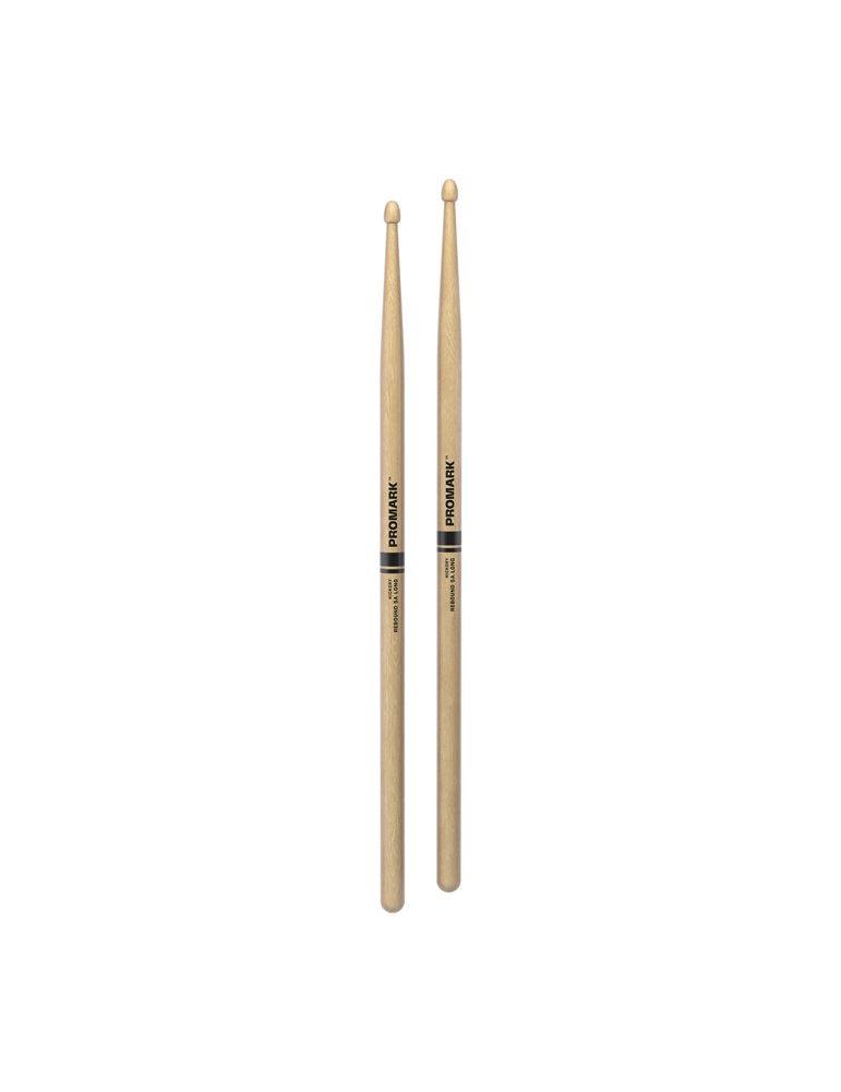 Baquetas ProMark Rebound 5A Long, Nogal americano con punta de bellota