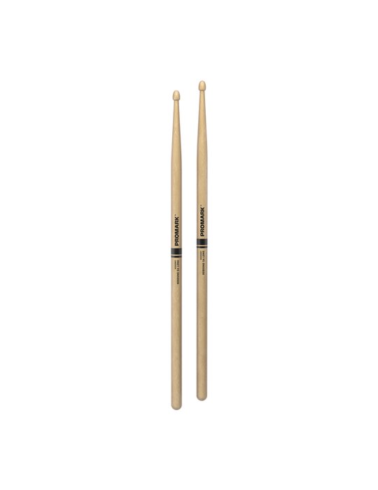 Baquetas ProMark Rebound 5A Long, Nogal americano con punta de bellota