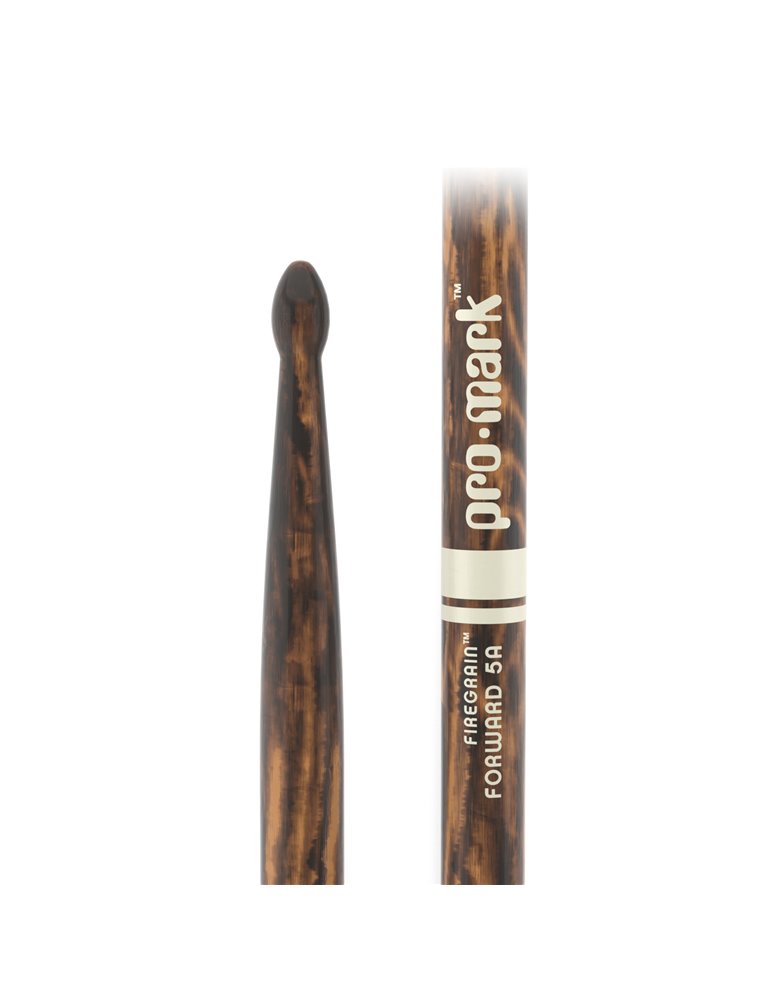 Baquetas ProMark Classic Forward 5A FireGrain, Nogal americano con punta ovalada de madera