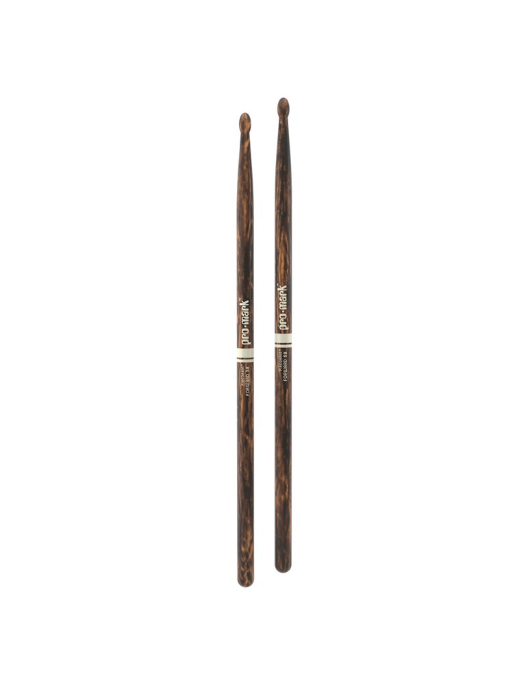 Baquetas ProMark Classic Forward 5B FireGrain, Nogal americano con punta ovalada de madera