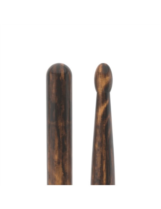 Baquetas ProMark Classic Forward 5B FireGrain, Nogal americano con punta ovalada de madera