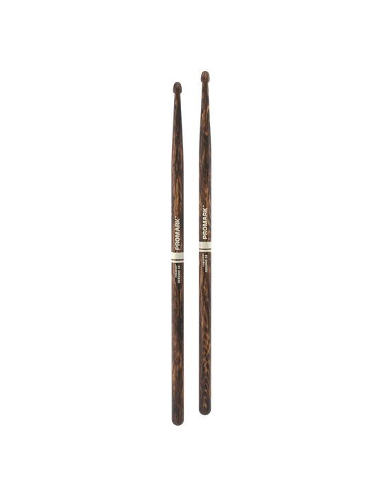 Baquetas ProMark Rebound 5B FireGrain, Nogal americano con punta de bellota
