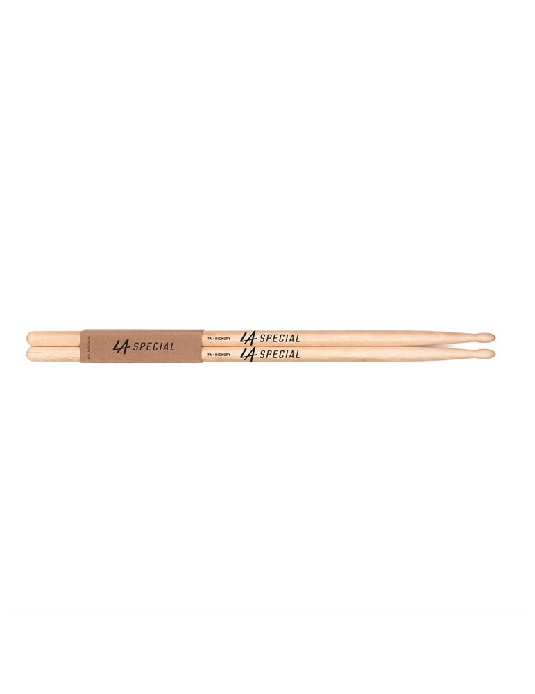 LA Special. Baquetas de .495” - .512” de diámetro. Punta de madera