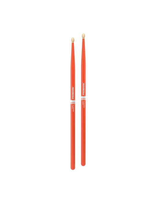 Baquetas ProMark Rebound 5A de bellota. Naranja