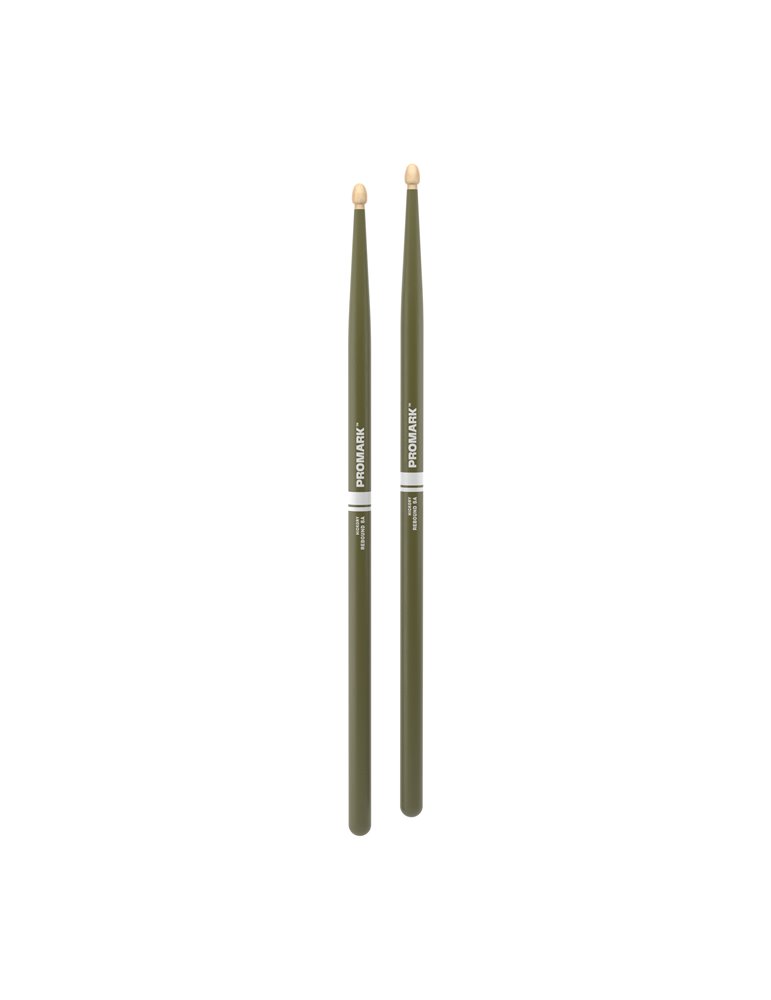Baquetas ProMark Rebound 5A de bellota. Verde