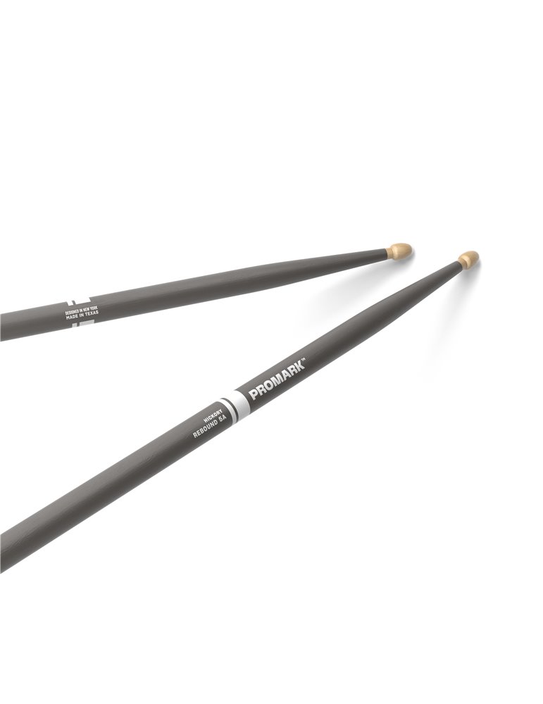 Baquetas ProMark Rebound 5A de bellota. Gris