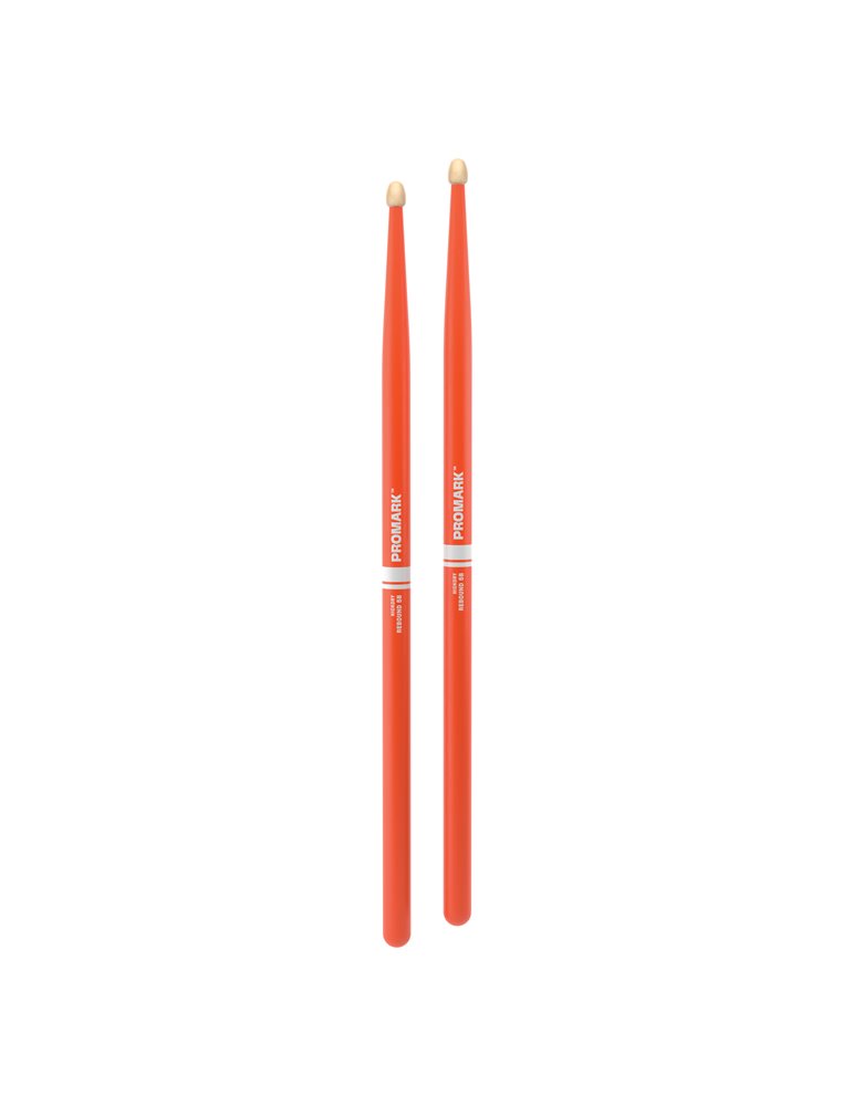 Baquetas ProMark Rebound 5B de bellota. Naranja