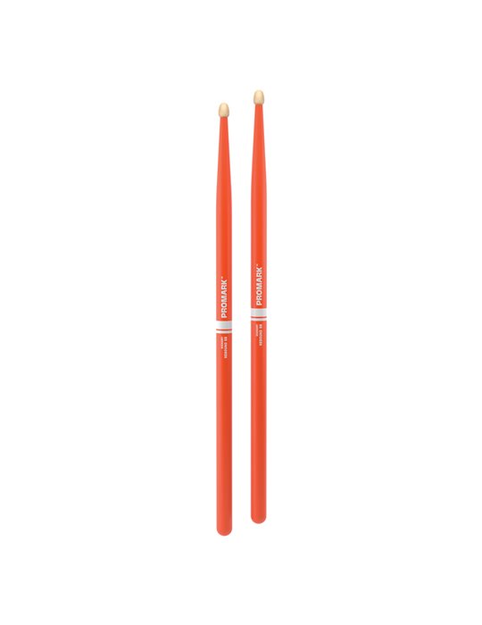 Baquetas ProMark Rebound 5B de bellota. Naranja