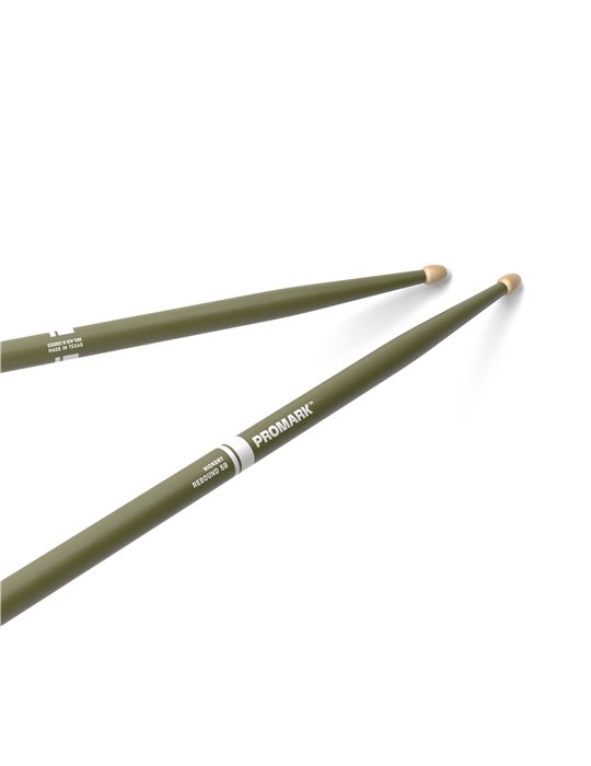 Baquetas ProMark Rebound 5B de bellota. Verde