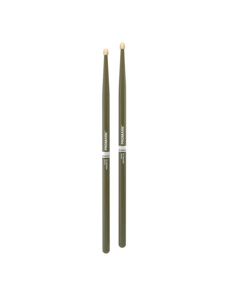 Baquetas ProMark Rebound 5B de bellota. Verde